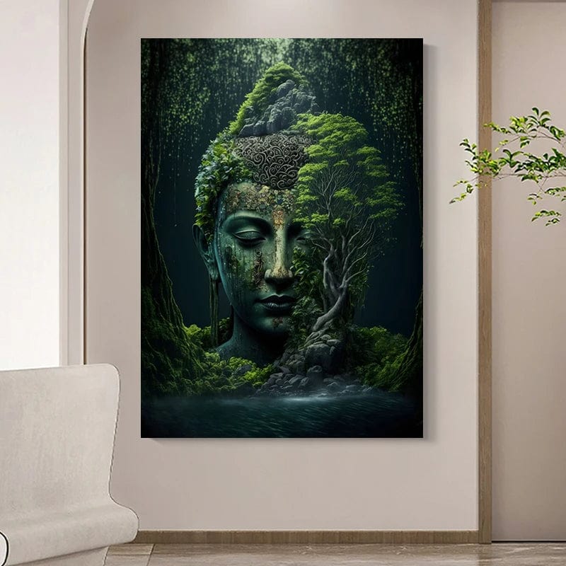 NATURE AND BUDDHA - XL+ – Crib of Art