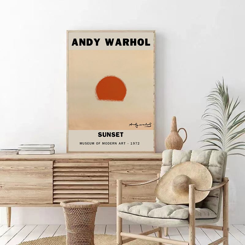 ANDY WARHOL SUNSET - XL+ – Crib of Art