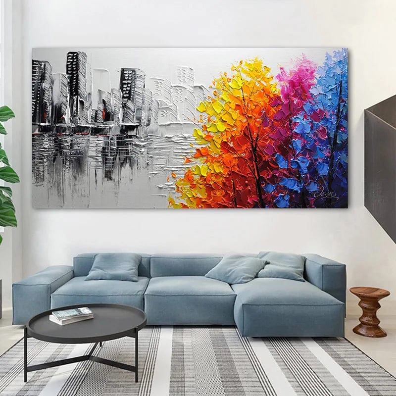 CITY TREES CANVAS