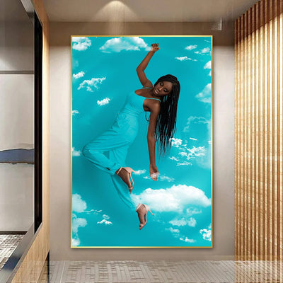 CYAN CLOUDS CANVAS