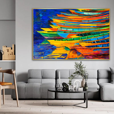 COLORFUL MARINA CANVAS