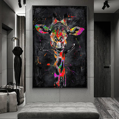 THE FOURTH GIRAFFE CANVAS