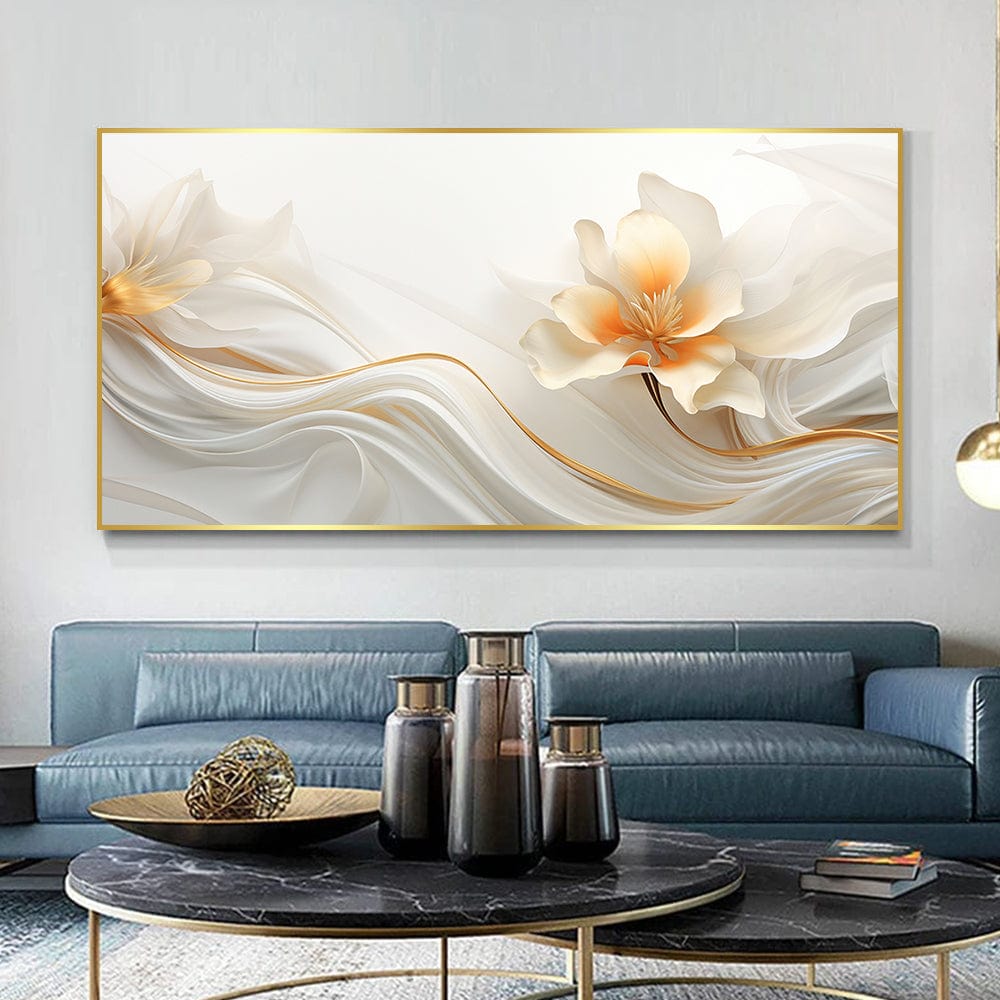 SATIN FLEURS CANVAS