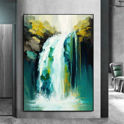 ABSTRACT FALLS CANVAS