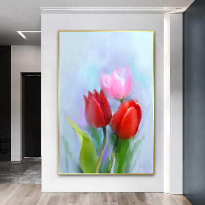 VELVET TULIPS CANVAS