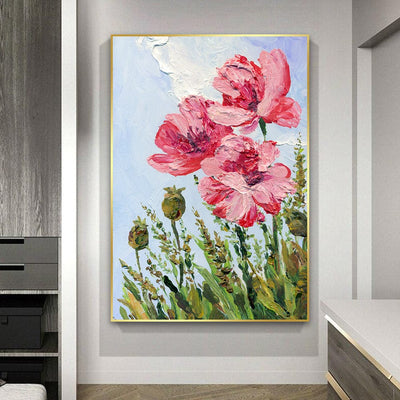 RED POPPIES CANVAS