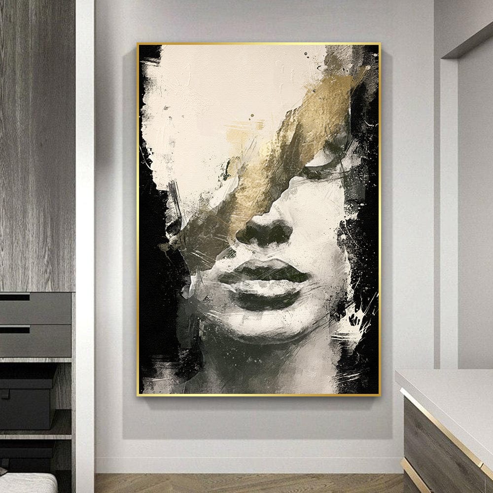 GOLDEN FACE CANVAS