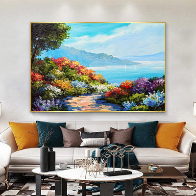 MIDDAY BY THE SEA CANVAS