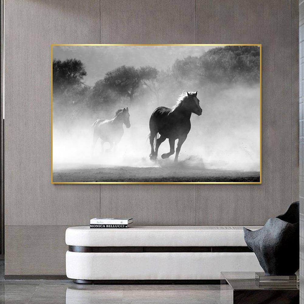 GALLOPS AND MIST CANVAS