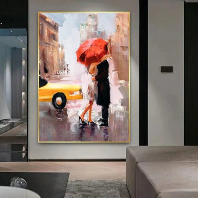 LOVERS RAIN CANVAS