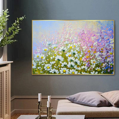 PASTEL DAISIES CANVAS