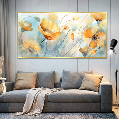 BUTTERSCOTCH BLOOMS CANVAS