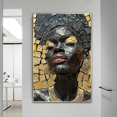 GOLDEN MOSAIC CANVAS