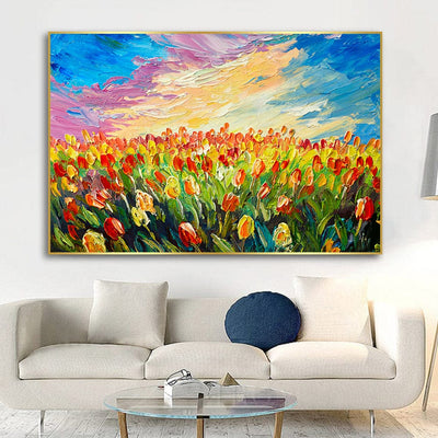 SUMMER TULIPS CANVAS