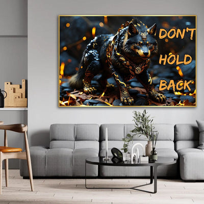 CANINE BRAVERY CANVAS
