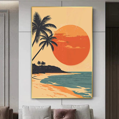 RETRO BEACH CANVAS