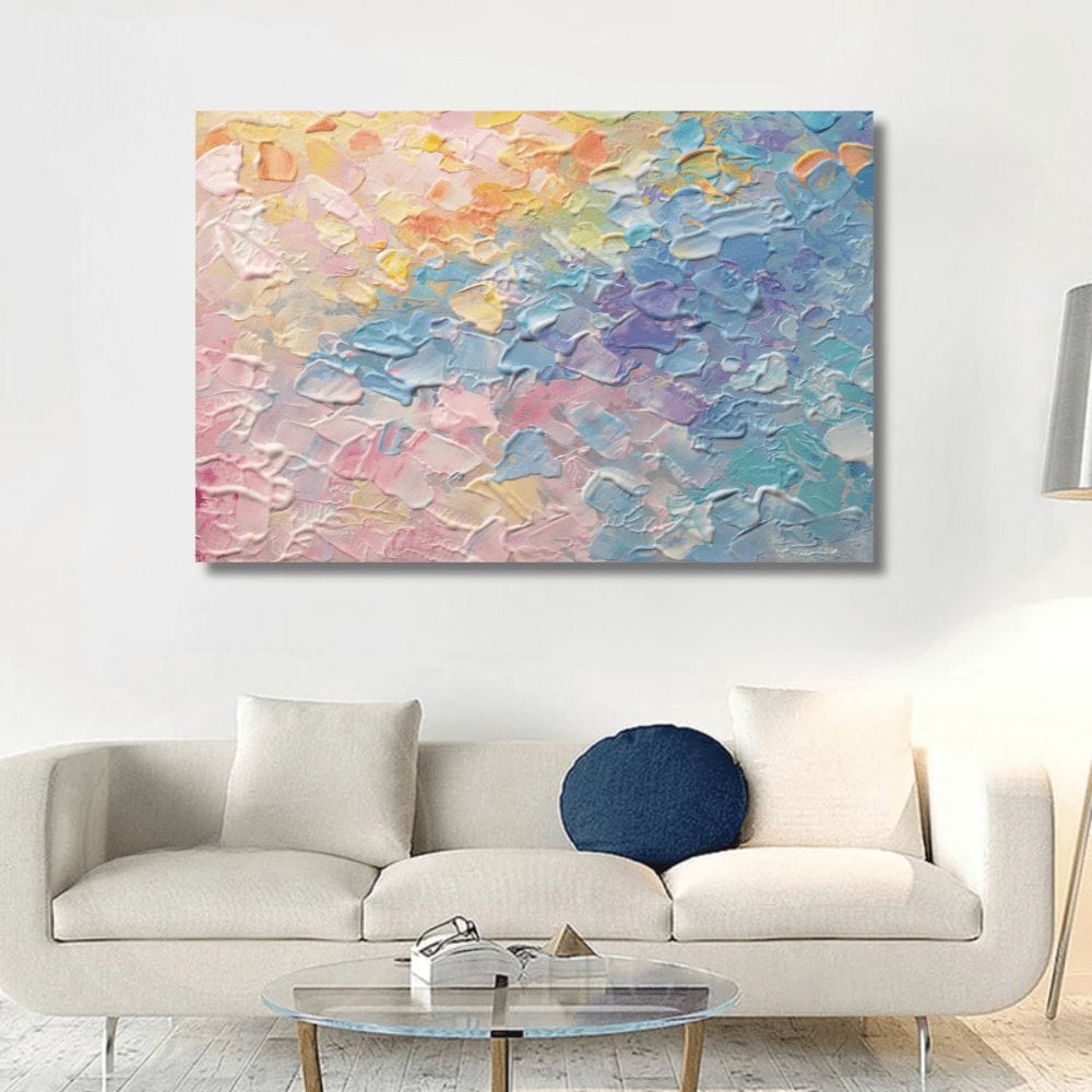 PASTEL RAINBOW CANVAS