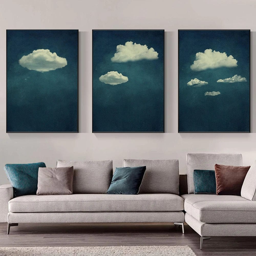 FLOATING CLOUDS CANVAS