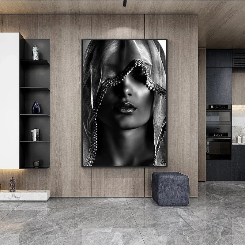 SILK VEIL WOMAN CANVAS