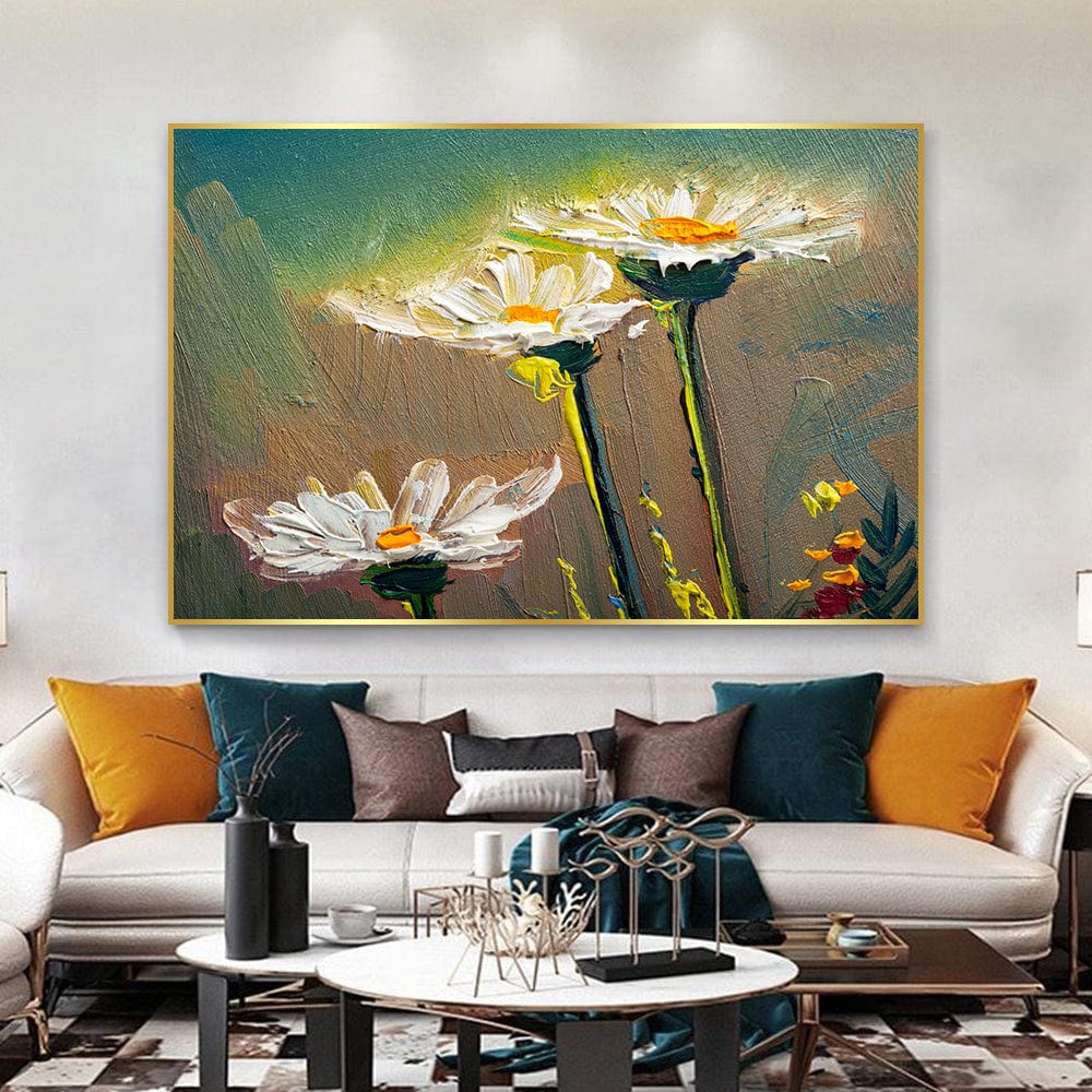 CHEERFUL DAISIES CANVAS