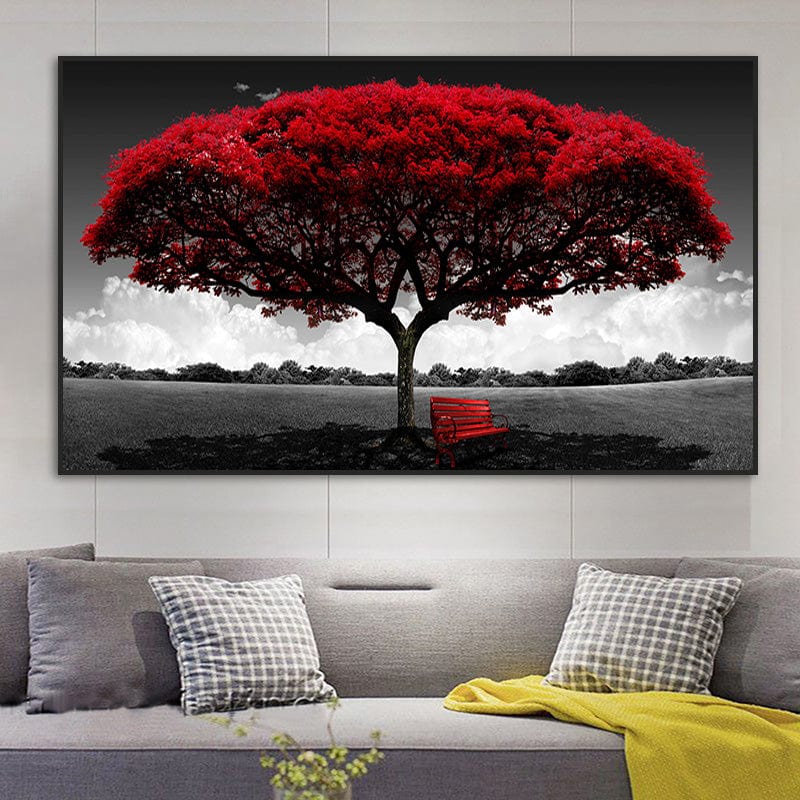 RED TREE CANVAS