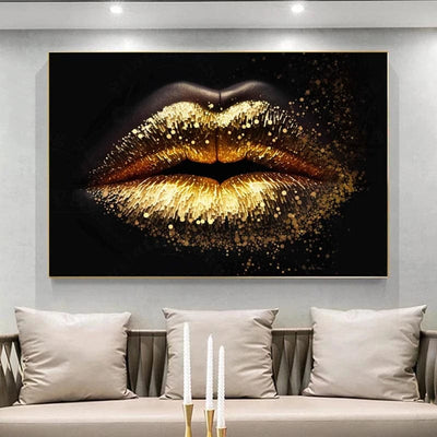 GOLDEN KISS CANVAS