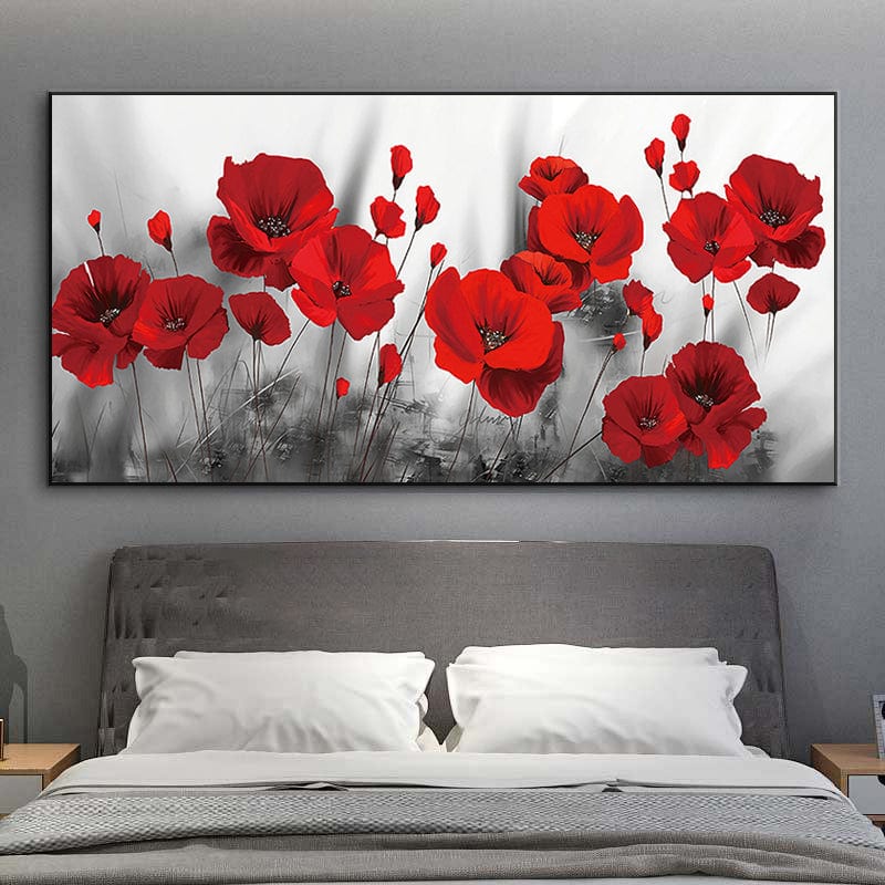 RED BLOSSOM FLOWERS - XL+