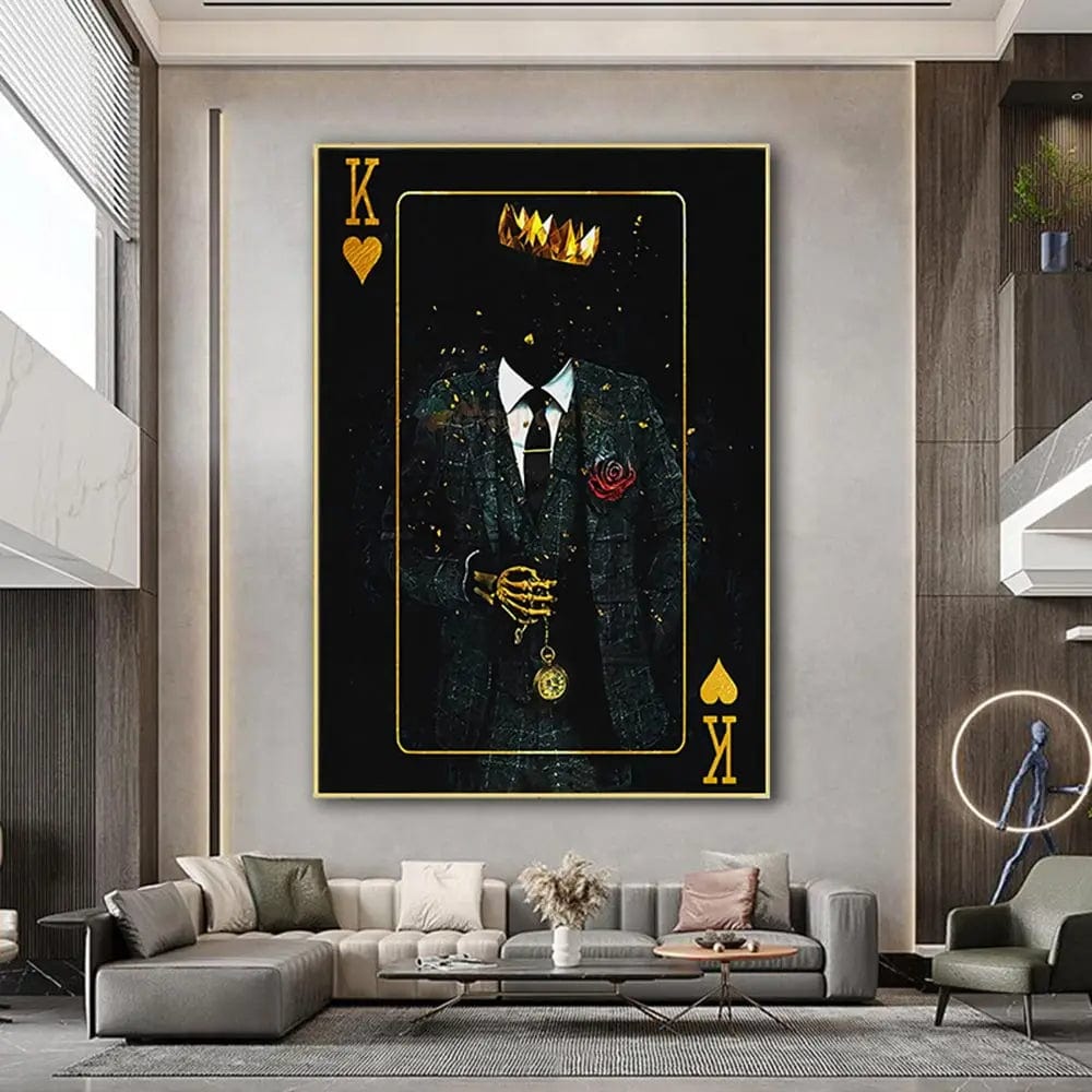 KING OF HEARTS CANVAS