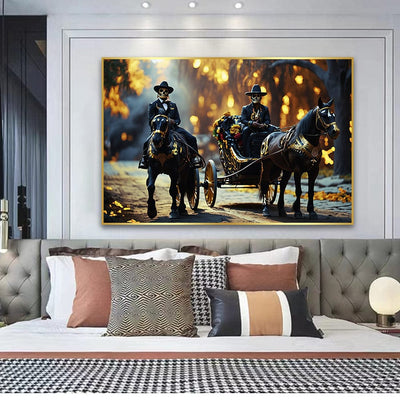 NOIR CARRIAGE CANVAS