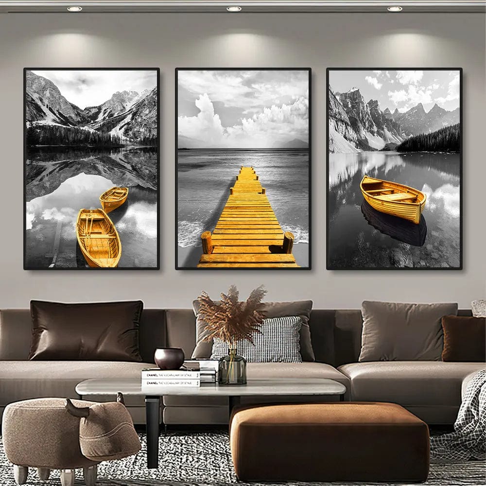 LAKE VIEWS CANVAS