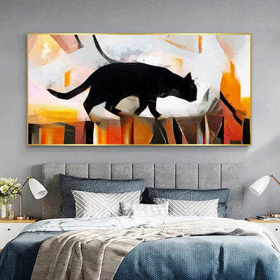BLACK CAT CANVAS