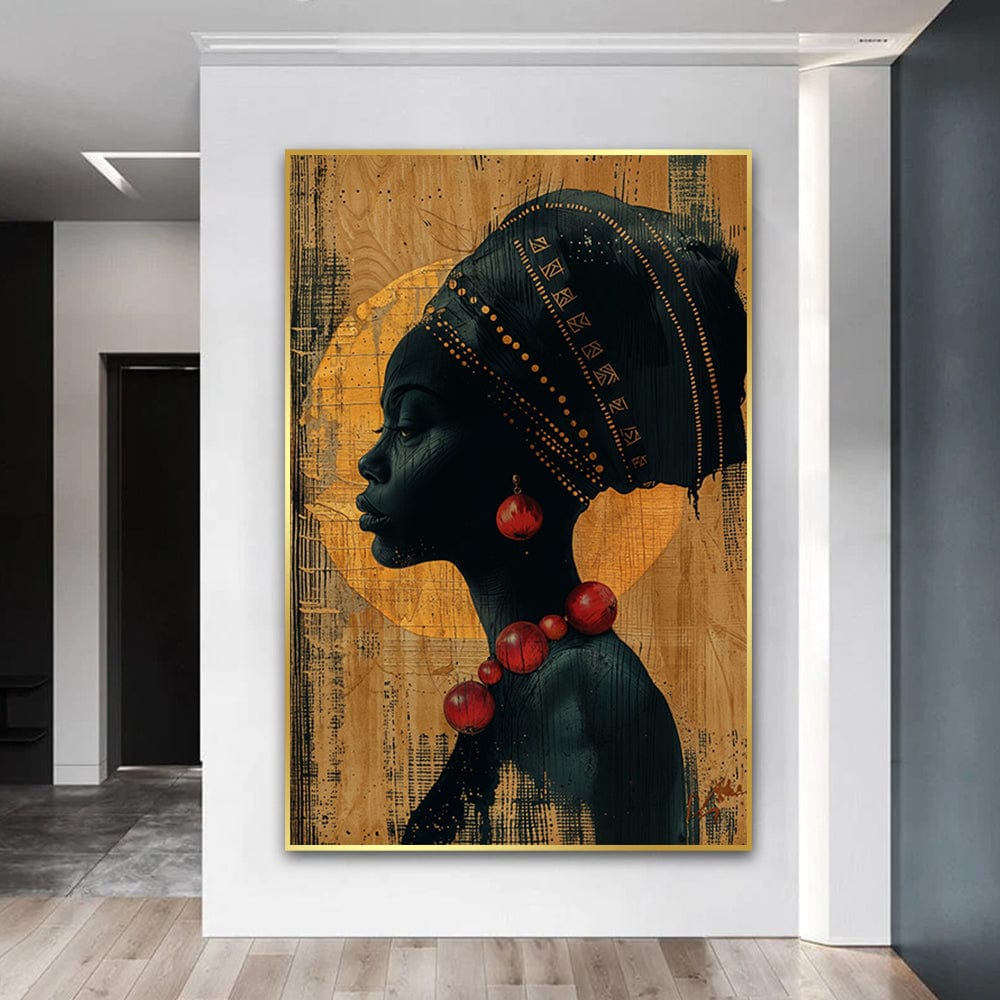 GARNET AND EBONY CANVAS