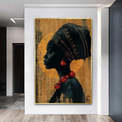 GARNET AND EBONY CANVAS