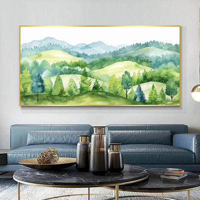 WATERCOLOR HILLS CANVAS