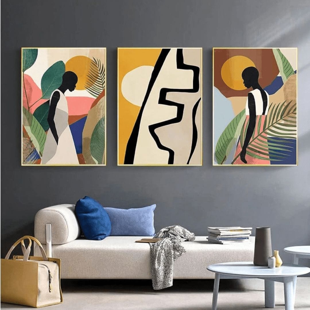 AFRICAN VINTAGE GIRL CANVAS