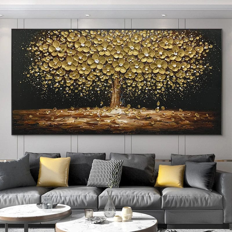 GOLD RAINS CANVAS