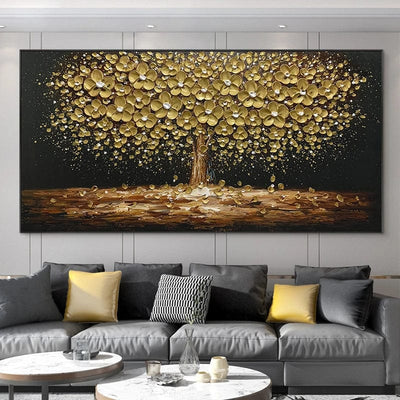 GOLD RAINS CANVAS