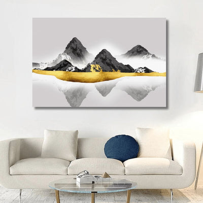 GOLD HORIZON CANVAS