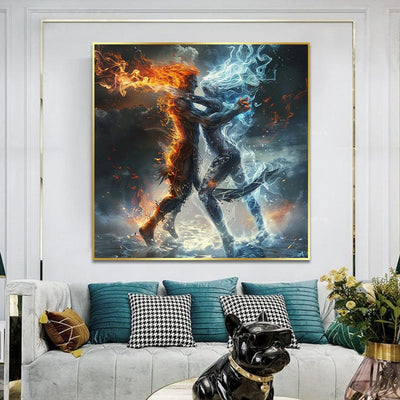 HOT AND COLD CANVAS