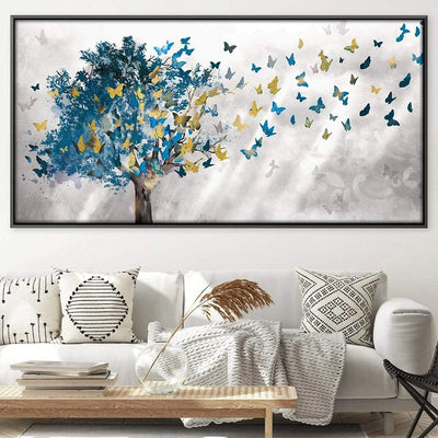 FLUTTERING LEAVES CANVAS