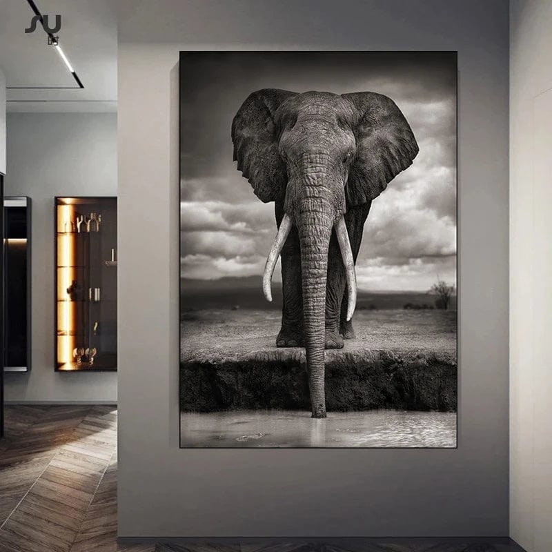 SAVANNAH ELEPHANT CANVAS