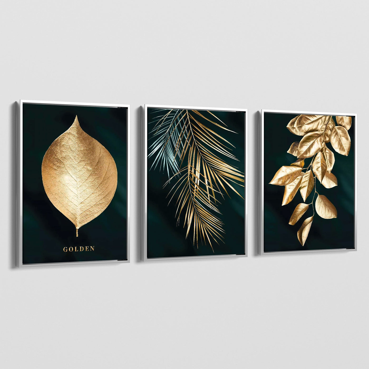 GOLD LEAVES CANVAS