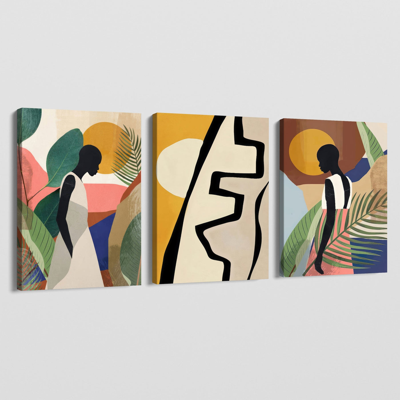 AFRICAN VINTAGE GIRL CANVAS