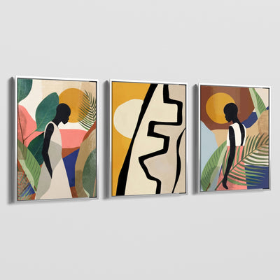 AFRICAN VINTAGE GIRL CANVAS
