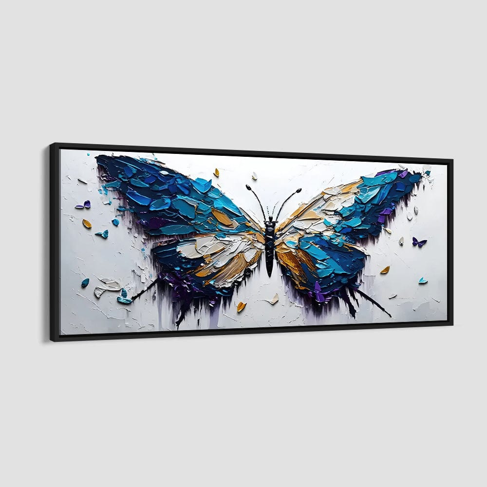 BLUE WINGED BUTTERFLY CANVAS