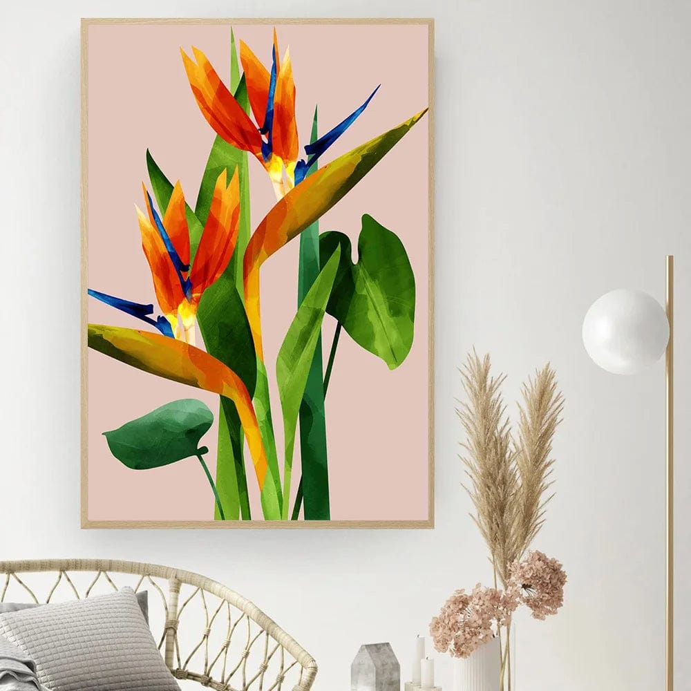 BIRDS OF PARADISE CANVAS