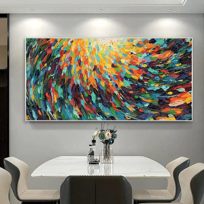 FLOWING COLORS CANVAS