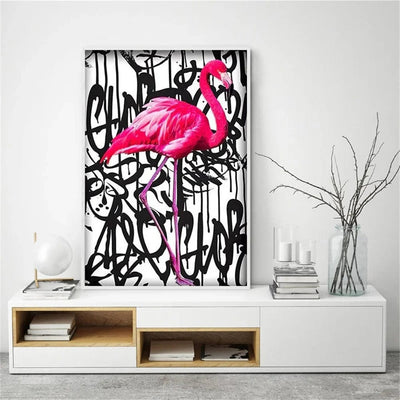 GRAFFITI FLAMINGO - XL+