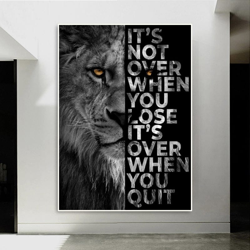 NEVER QUIT CANVAS