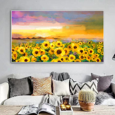 DREAMY SUNSET FLOWERS - XL+